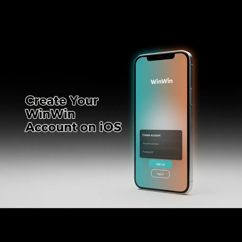 iOS screen of WinWin sign-up: enter phone number, set KES currency, verify by SMS for Kenya users.